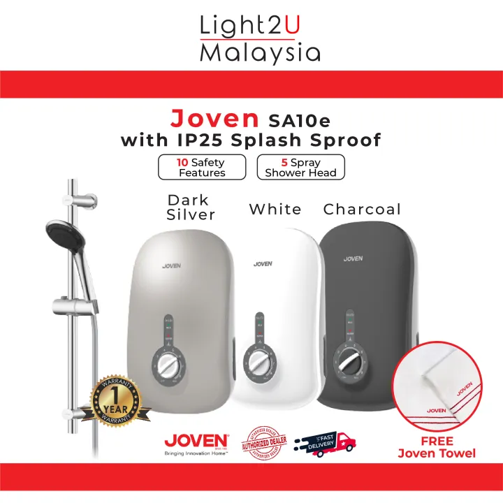 [FREE GIFT] Joven Water Heater "SA10e" /Instant Water Heater shower