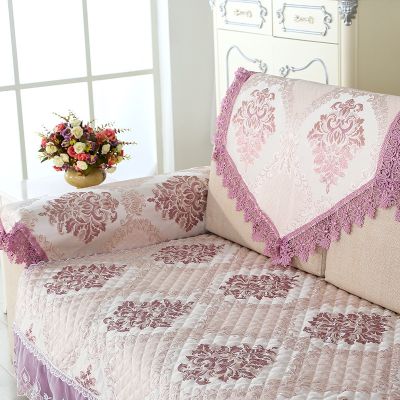 [COD] Wholesale European-style cushion universal fabric non-slip combination simple modern all-inclusive towel