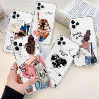 ✠▪ Soft TPU Phone Case For iPhone 11 Pro Max X 13 6 6S 7 8 Plus X XR XS SE 2020 12PRO MAX Cases Fashion Women Girls Cover Coque