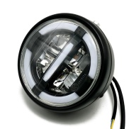 Đèn Pha LED Xe Máy Cổ Điển Cafe Racer Thông Dụng Đèn Pha