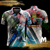 (ALL IN STOCK) south 2023 borneo shooting SHOOTER CLUB IPSC Quick Dry Full Sublimation Free Custom Logo Design Summer Polo POLO shirt 292 New polo shirt