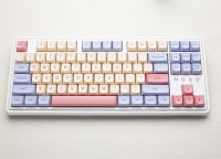 PBT Keycaps 132คีย์ Marshmallow ภาษาอังกฤษน่ารัก XDA Profile Custom Keycaps สำหรับ Cherry Gateron MX Switches คีย์บอร์ดเครื่องกล