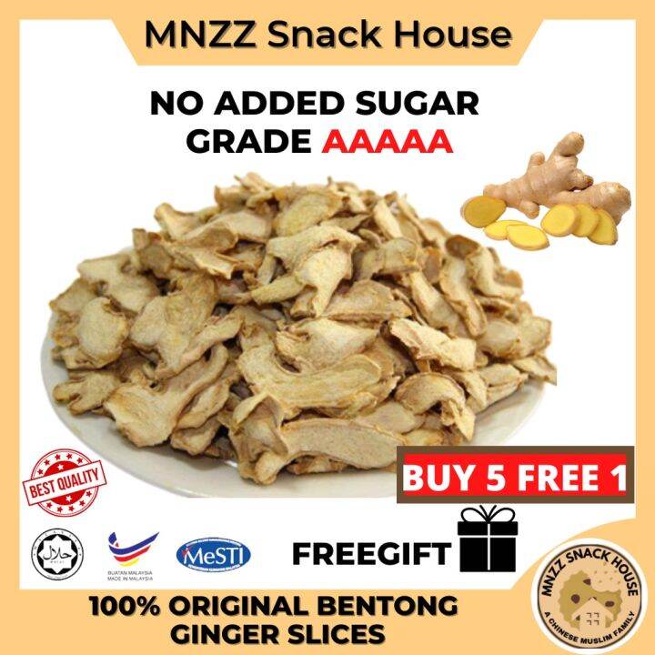 [MNZZ] Original Dried Bentong Ginger Slices Dry Healthy Halia Tua