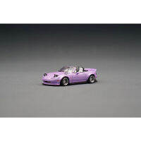 MT ในสต็อก1:64 Pandem Eunos Roadster NA ลาเวนเดอร์ Diecast Diorama รถรุ่น Collection Miniature Carros ของเล่น MicroTurbo