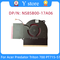 Y Store ใหม่พัดลมระบายความร้อน Cooler หม้อน้ำสำหรับ Acer Predator Triton 700 PT700 715 PT715-51 NS85B00-17 A06 DC5V