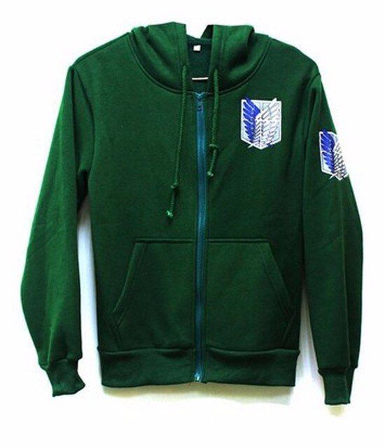 ชุดคอสเพลย์-unisex-สีเขียว-สีดำ-hoodie-scouting-legion-hooded-jacket-2สี
