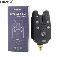 2 Pieces Carp Fishing Bite Alarm with Volume Tone Sensitivity Control LED Indicator B1101