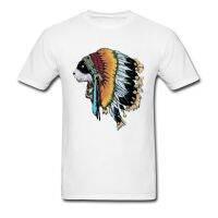 Chiefcat Tshirt Men T Shirt Tribal Chief Cat Tshirt Cotton Clothes Mens Black White Egypt Style Tees