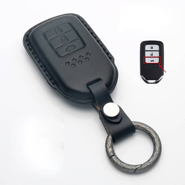 car-key-cover-leather-fob-case-for-honda-crv-city-civic-10th-accord-hrv-vezel-cr-v-pilot-odyssey-fit-freed-2016-2017-2018-2019
