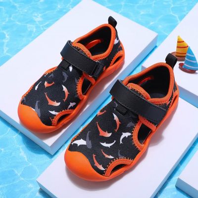 Kids Sandals Girl Childrens Fashion Comfortable Breathable Netcloth Casual Shoes Boys Water Sports Childrens Beach Shoes