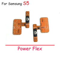 สำหรับ Samsung Galaxy S5 เปิดปิดสวิทช์ปุ่มปรับระดับเสียงด้านข้าง Flex Cable-hdfssaa