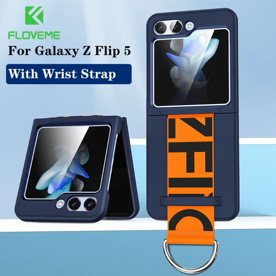 For Samsung Galaxy Z Flip 5 4 3 Case Bracelet Strap Ultra-thin