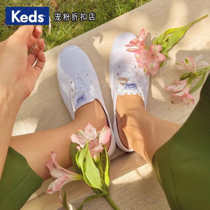 keds-รองเท้าผ้าใบลําลอง-พื้นนิ่ม-ระบายอากาศได้ดี-สีขาว-สําหรับสตรี-2021