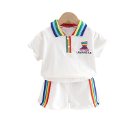 New Summer Baby Clothes Suit Children Girls Boys Fashion Sports T-Shirt Shorts 2PcsSets Toddler Casual Costume Kids Tracksuits