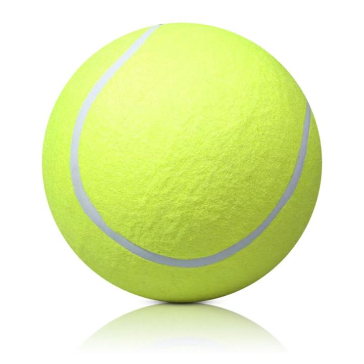 d0ja-ลูกเทนนิสยักษ์24ซม-ของเล่นสัตว์เลี้ยงลายเซ็นจัมโบ้ลูกเทนนิสขนาดใหญ่-yy-ร้านค้า