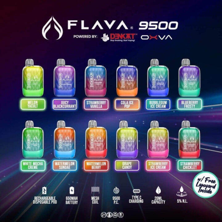 COD OXBAR Flava x Oxva Collab 9500 Puffs (PREORDER) Lazada PH