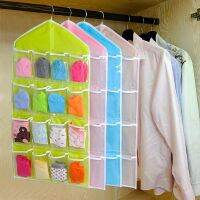 16 Pockets Over Door wardrobe Shoe Rack Hanger underwear Storage