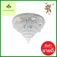 ไฟถาด LED EVL CFC-11049 สีใส/เงิน 1 หัวLED CEILING FLUSH LIGHT EVL CFC-11049 CLEAR/SILVER 1-LIGHT **บริการเก็บเงินปลายทาง**