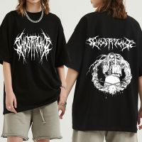 Rapper Ghostemane T เสื้อ Gothic กราฟิกพิมพ์ T เสื้อโลหะ Rock สไตล์แขนสั้นเสื้อยืดขนาดใหญ่ Streetwear