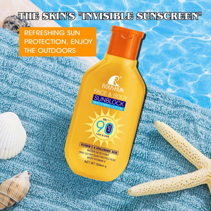 Sunblock Face Sunscreen Cream For Body Lotion Waterproof Long Lasting Whitening Lotion G