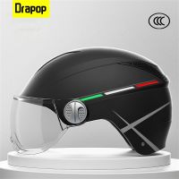 【LZ】☫☽✤  Capacete de segurança scooter elétrico com lente eps capacete da motocicleta respirável cidade comutar protetora verão