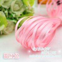 【CC】 (10meters/lot) 1/8 quot; (3mm) Pink  Webbing Decoration Face