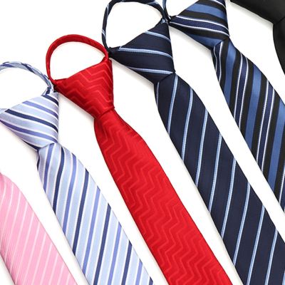 NEW 7cm Necktie For Men Women Slim Narrow Lazy Tie Easy To Pull Rope Necktie Korean Style Wedding Party