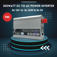 TBE  แปลงไฟรถเป็นไฟบ้าน DC 12V to AC 220V &amp; DC 5V  300W -1500W พร้อมสายไฟ