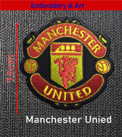 แมนเชสเตอร์ยูไนเต็ด Manchester united อาร์มโลโก้ เย็บติดเสื้อ และ ตีนตุ๊กแก สโมสรฟุตบอล