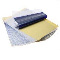 {ร้อน} 100/50/30/10Pcs Tattoo Transfer เอกสาร A4ความร้อนขนาดเครื่องเจาะเอกสารสำหรับอุปกรณ์เสริมเครื่องยนต์