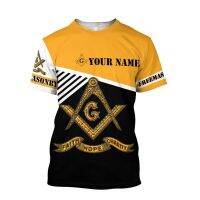 2023 new arrive- xzx180305   [Custom Name] Freemason 3D full print mens uniform (free custom name and logo) S-5XL