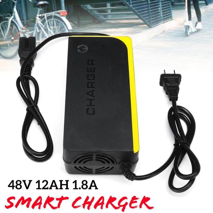 48v 12ah Lead Adapter Pengecas Bateri Asid Untuk Skuter Basikal Basikal