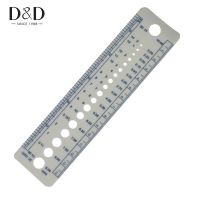 1pc Plastic Knitting Needles Gauge Sweater Weaving Tools Sewing Measuring Ruler