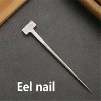 Stainless steel Sushi shop tool T-shaped eel nail sharp needle fish ricefield eel Loach 304 eel Japanese cooking kitchen needle