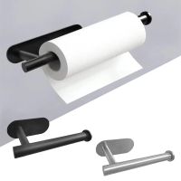 No Punching Toilet Paper Holder For Bathroom Stainless Steel Under Cabinet Roll Rack Bathroom Wall-mounted Toilet Tissue Hanger Toilet Roll Holders