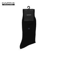 DAPPER X CARSON Nylon Embroidery Socks – Black