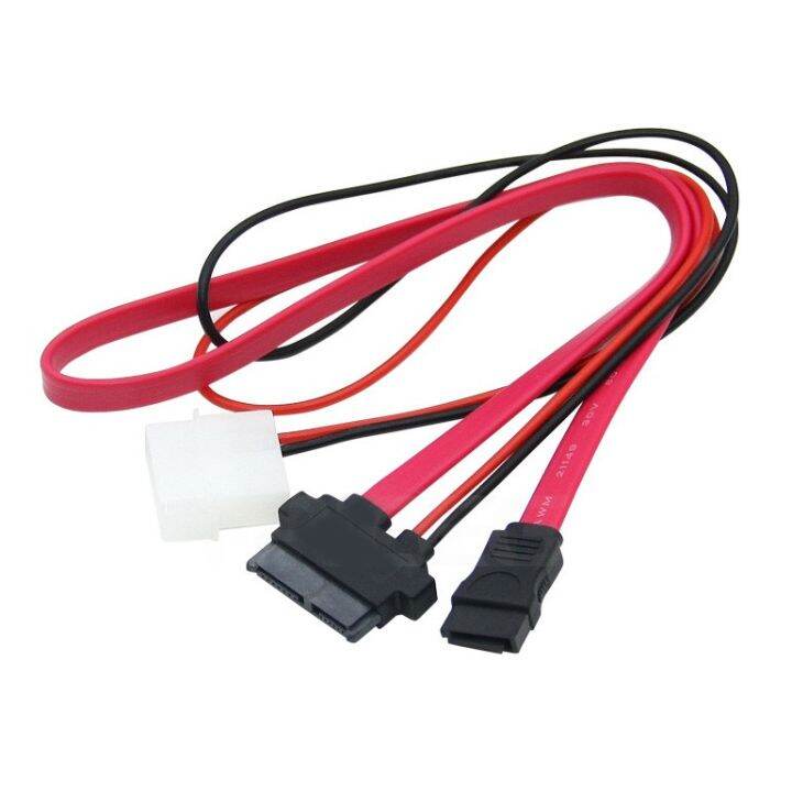 SATA 22P To 7p+4p Connector HDD Cable SATA7+15p Optical Drive Data
