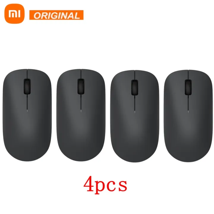 {hot} 100 Original Xiaomi Wireless Mouse Lite 2.4GHz 1000DPI Ergonomic ...
