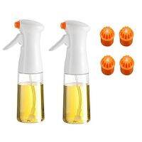 2 Pack Oil Sprayer for Cooking,Olive Oil Sprayer Bottle,Portable Versatile Oil Mister for Air Fryer,Baking,Salad,BBQ,Etc