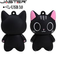 JASTER Cartoon Cat Usb Flash Drive Usb Pendrive Et 4GB 8GB 16GB 32GB 64GB Mini USB 3.0 Bulk Gift Usb Memory Stick U Disk