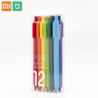 【✱2023 HOT✱】 hou20683 ปากกานักเรียนสีสันสดใส Mijia Kaco Xiaomi 12สีเอบีเอสเติม0.5มม. เขียนได้ยาว400เมตรจากห่วงโซ่ระบบนิเวศ Xiaomi