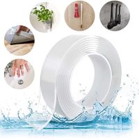 ◊℗♈ 1/3/5M Transparent Double Sided Tape Multipurpose Wall Tape Adhesive Strips Removable Mounting Tape Reusable Strong Sticky Tape