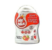 Memix Vitamin Drink mix Strawberry Melon เครื่องดื่มวิตามินเข้มข้น รสสตอว์เบอร์รี่ เมล่อน 48ml.