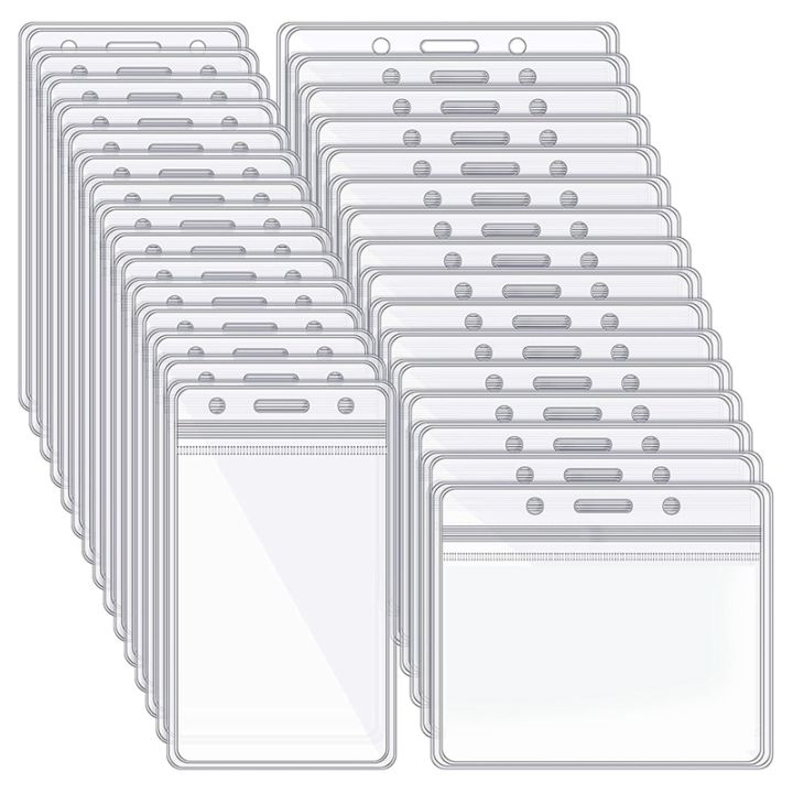 100-pieces-id-card-name-badge-holder-clear-plastic-name-badge-id-card-holders-transparent-card-sleeve-pouch-waterproof