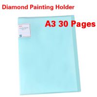 ♣ New Storage File Folder A3 30 Pages Diamond Painting Transparent Album Book Cover Large Photo Album Book Diamond Painting Holder