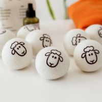 Reusable Wool Dryer Balls Magical Washing Tool for Washing Machine Cleaning Drying 4cm Fabric Softener Ball Laundry Balls