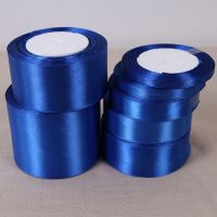 6mm 10mm 15mm 20mm 25mm 40mm 50mm Royal Blue Satin Ribbons Christmas Wedding Birthday Party Decoration Gift Wrapping Ribbons Gift Wrapping  Bags