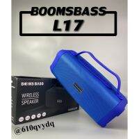 ด่วนลด50%เฉพาะอาทิตย์นี้+ส่งฟรี !!! Read01 BOOMSBASS-L17 ลำโพงบลูทูธ ลำโพงเสียงดัง เบสแท้ สีสันสวยงาม พกพาสะดวก เชื่อมต่อ 2ตัวพร้อมกันได้ [ถ่ายจากสินค้าจริง] สีน้ำเงิน เก็บเงินปลายทาง