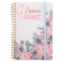 《   CYUCHEN KK 》 A5กำหนดการภาษาอังกฤษรายวันรายสัปดาห์รายเดือน Planner 2023 Agenda Organizer Notebook Cute Journal Diary Notepad School Stationery