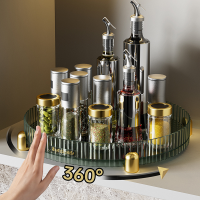 360 Degree Organizer Large Capacity Tray Kitchen Rack Storage Rotating